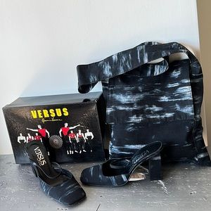 Rare Vintage Versace Handbag & Vintage Versace Pumps